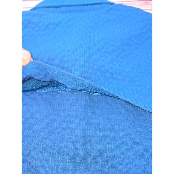 Nike ATG Blue Sleeveless Button-Down Vest Large 80% Rayon & 20% Polyester - Picture 10 of 11